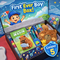 Boy Whimsical Scoop Box